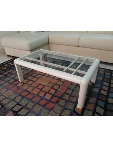 Tavolino da salotto moderno quadrato legno noce...