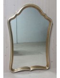 Specchio classico in legno colore oro