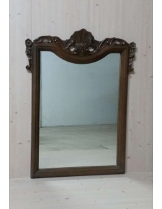 Specchiera in legno noce