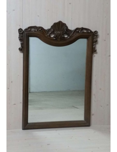 Specchiera in legno noce