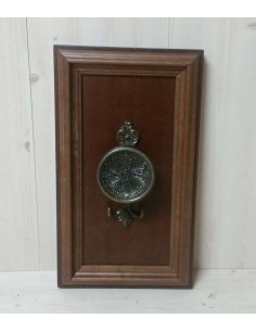 Portabiti attaccapanni classico a muro legno noce pomolo...