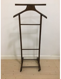 Indossatore attaccapanni a uno da camera legno colore noce